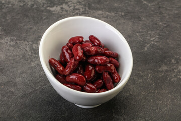 Canned red Kidney in the bowl