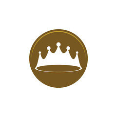 Crown Logo Template vector icon illustration design