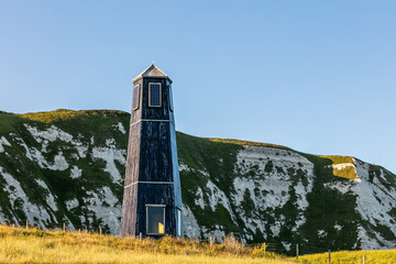 Samphire Hoe near Dover in Kent. A water front Country park.