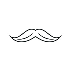 italy mustache icons symbol vector elements for infographic web