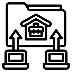 home outline style icon