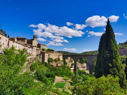 Beautiful medieval village of Minerve, south of France.