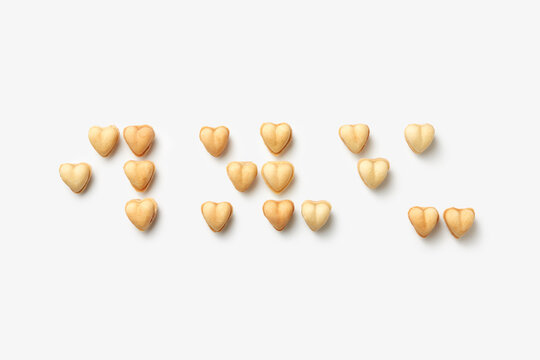 I love you in braille tactile writing system