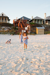 Children Playing in the Sand