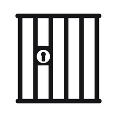 prison icons symbol vector elements for infographic web