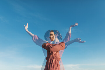 Double Exposure Portrait