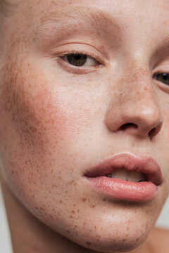 Young girl with no make up