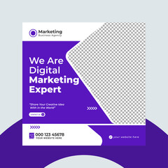 Business agency corporate social media post template square flyer poster Editable Promotion corporate Banner Ads	
