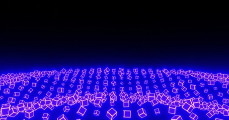 Abstract background. Effect background. Wave and light. 3d rendering.	