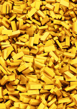 Gold bars bullion as cast bars 