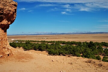 Fototapeta na wymiar Espaces, hauts plateaux, algerie