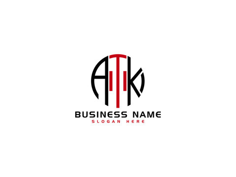 Letter ATK Logo Icon Vector Image Design For All Business