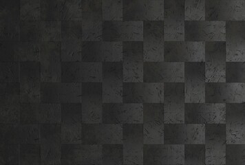 black grunge, vintage and modern check patterned wall