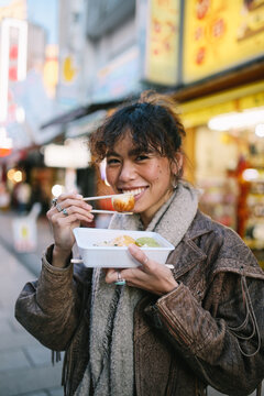 Girl in Japanese Chinatown