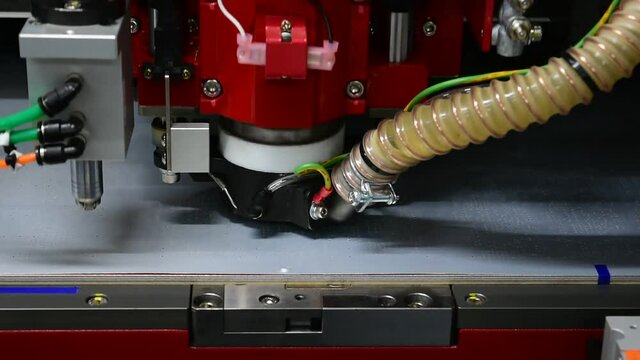 Drilling PCB in factory