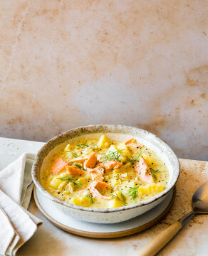 Salmon Dinner with creamy potatoes