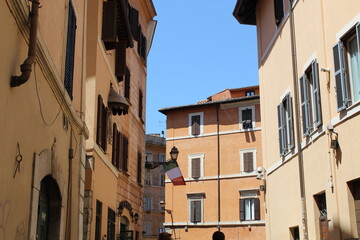 Fototapeta na wymiar narrow street Rome