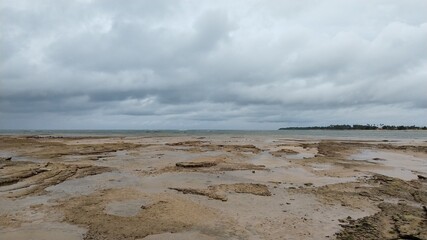 storm over the sea