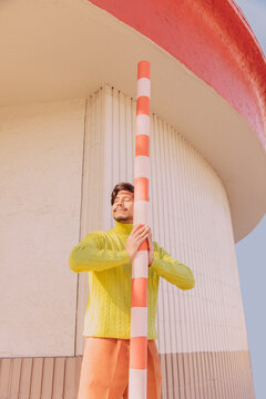 Retro colorful portrait