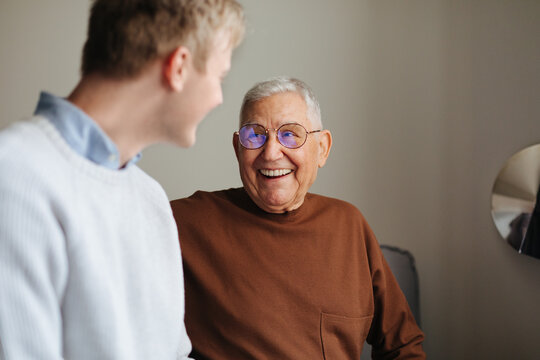 Old Man and His Grandson 
