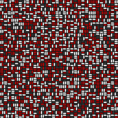 Fototapeta premium Abstract Geometric Pattern generative computational art illustration