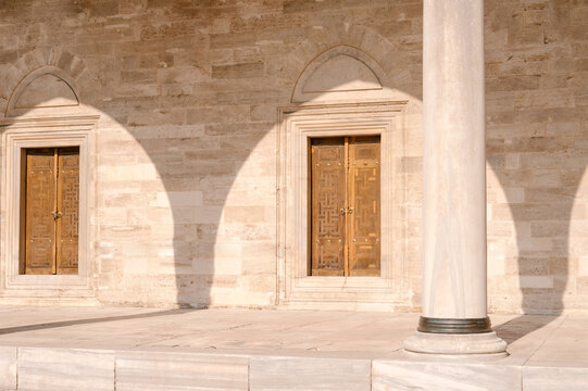 Exterior of old oriental building