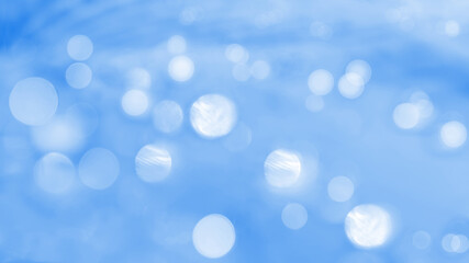 abstract blue background defocused light photo bokeh effect