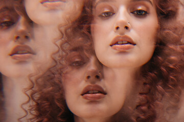 Unusual beauty portrait 