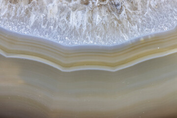 Natural Agate Closeup