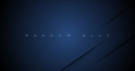 Minimal abstract navy blue cut wallpaper vector EPS