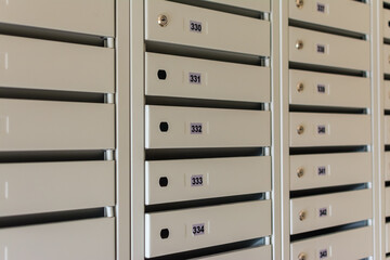 Locker post box or mail box