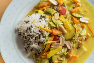 Gemüsecurry - vegetarische Hauptspeise