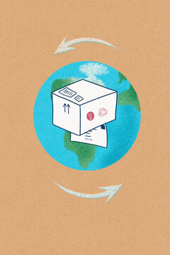 Postal delivery concept 