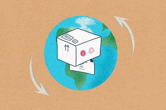 Postal delivery concept 