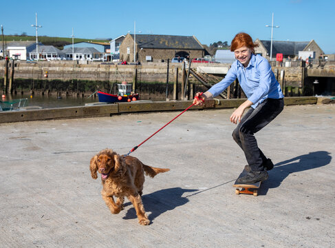 Boy skating