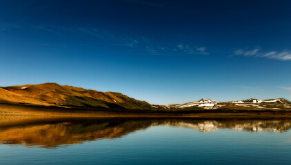 Panoramic views of the coastal landscapes of Iceland.