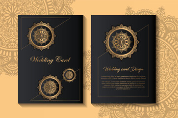 elegant premium wedding invitation card, luxury modern invitation card