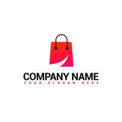 Shoping logo design,Shoping bag,happy shopping logo