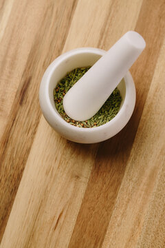 Mortar & Pestle with Spices