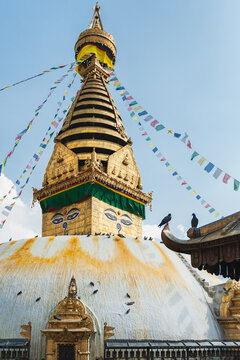 Swayambhunath pagoda in Nepal
