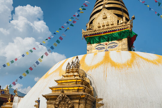 Swayambhunath pagoda in Nepal