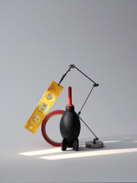work tools and photography small equipment 