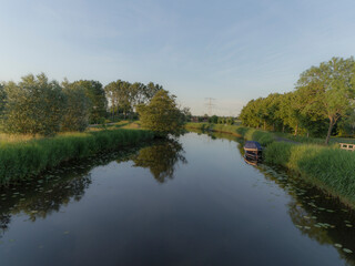 Obraz premium Gein River on a evening in June 