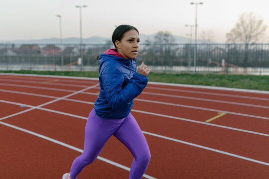 Woman running outdoor 