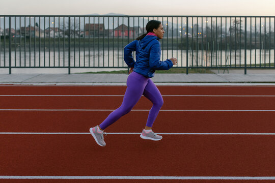 Woman running outdoor 