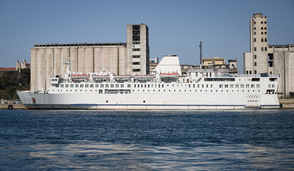 Passenger Ship in Port