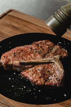 Grilled T-bone Steak.