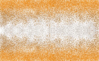 Christmas orange background, abstract splashes