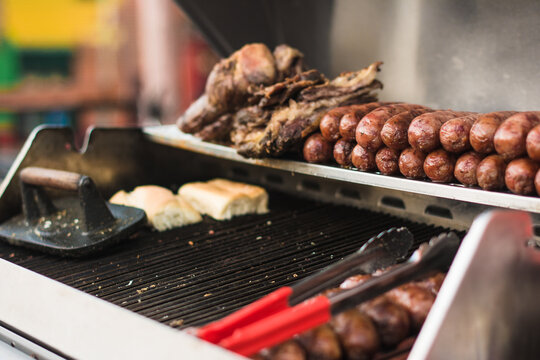 Popular street food in Argentina
