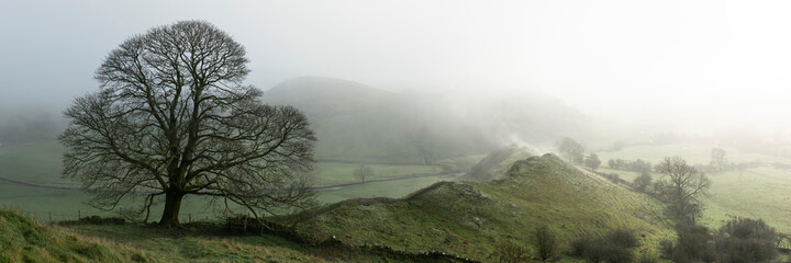 Chrome HIll peak district Mist